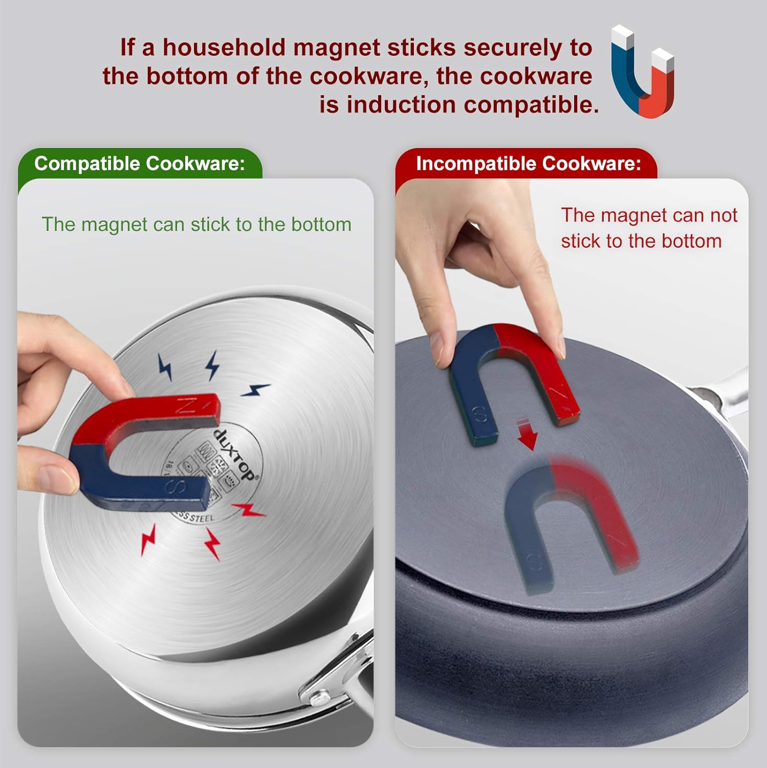 Duxtop 1800W Portable Induction Cooktop Countertop Burner, Gold 8100MC/BT-180G3 - Image 5